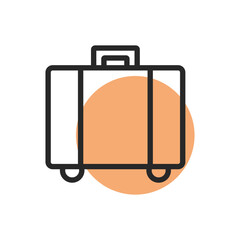 Travel summer vacation elements and holiday symbols vector illustration