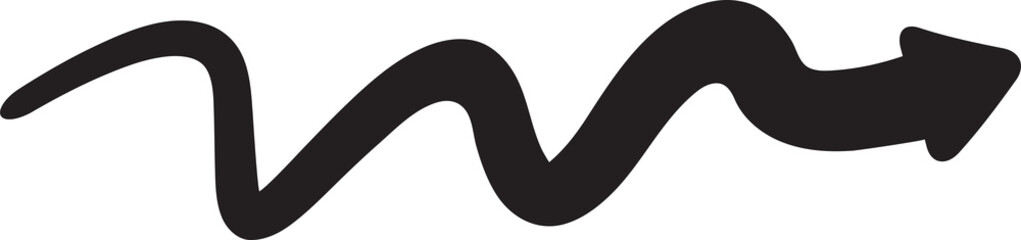 Doodle Arrow Illustration
