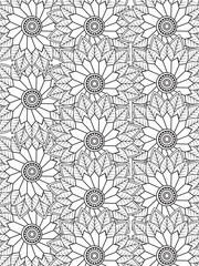 Flowers Coloring Pages For Adules