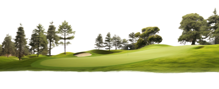 PNG Golf course nature landscape outdoors.