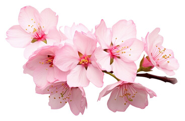 PNG Sakura flower blossom plant white.