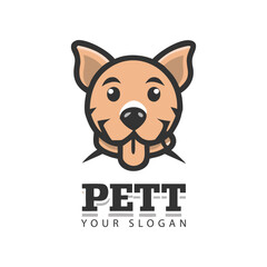 Cute Pet logo vector template