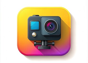 Fototapeta premium Colorful argument icon representing disagreement and debate in a modern flat design style