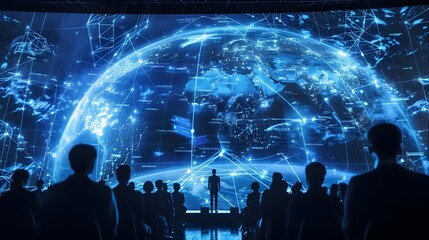 Futuristic Global Conference with Real Time Holographic Participants