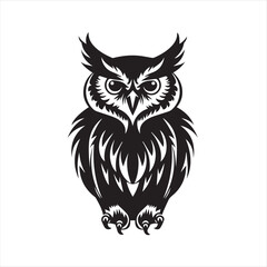 owl on white background,owl, bird, cartoon, animal, illustration, vector, cute, character, nature, art, design, drawing, wing, halloween, beak, feather, eyes, branch, fun, funny, wise, wild, icon,
