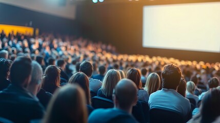 Professional video footage capturing a live event. Suitable for broadcasting on television or social media. Ideal for events such as seminars and conferences. 