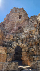 Fototapeta premium Byzantine basilica ruin in Perge ancient city located in Aksu district of Antalya province in Turkey