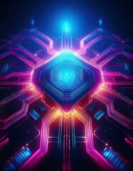 Abstract tech background