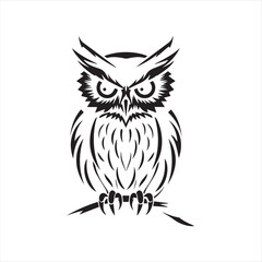 owl on white background,owl, bird, cartoon, animal, illustration, vector, cute, character, nature, art, design, drawing, wing, halloween, beak, feather, eyes, branch, fun, funny, wise, wild, icon,