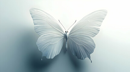 White Butterfly Illustration