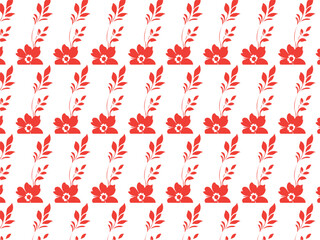 Seamless Floral Pattern Colorful Flower Floral Vector