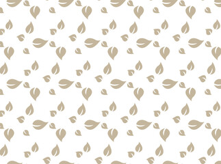 Leaf pattern background vector free for download