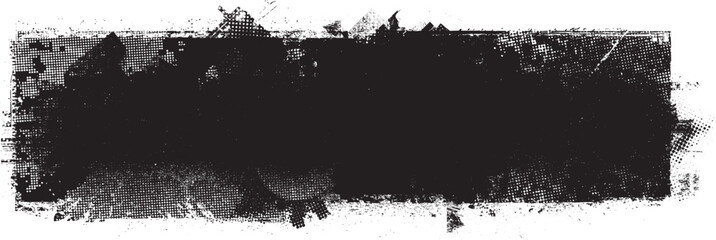 Fototapeta premium Brush paint .Grunge Paint Roller . Vector brush Stroke . Distressed banner . Black stripe with rough edges. paintbrush design element . Gradient brush . Bulge line . Distress textured stroke