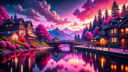 Colorful Pink Drawings and Illustrations for Creative Projects and Artistic Inspirations