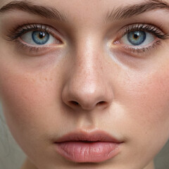 Obraz premium Studio photo portrait of a young woman