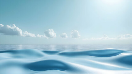 Abstract Ocean Waves Background