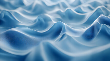 Obraz premium Abstract Blue 3D Wave Background