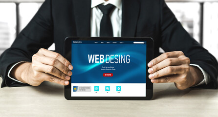 Website design software provide modish template for online retail business and e-commerce