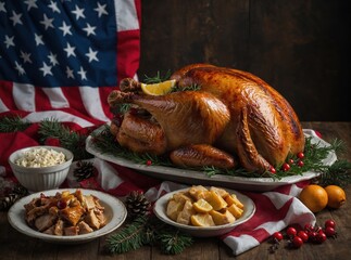 Flavorful turkey slices beautifully arranged for the feast