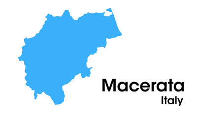 macerata italy map