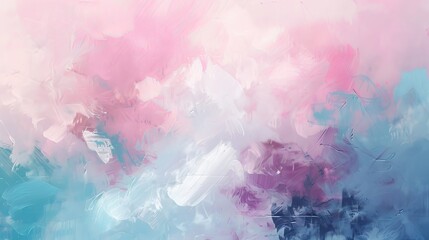 Fototapeta premium Serenity in Pastel Abstract Artwork evoking Calmness with Soft Brushstrokes