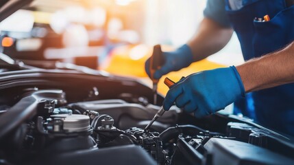 Mechanic - work in a service center