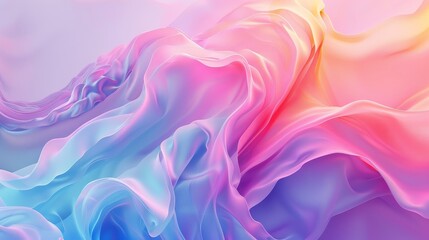 Obraz premium Vibrant Pastel Dreams Abstract Gradient Background with Soft Transitions