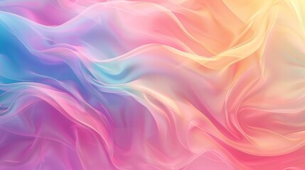 Obraz premium Vibrant Pastel Dreams Abstract Gradient Background with Soft Transitions