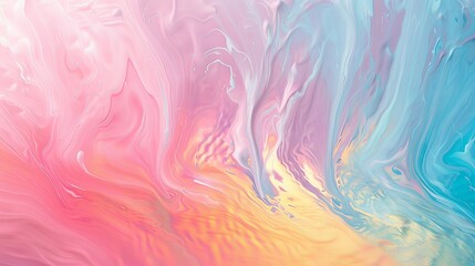 Serene Pastel Dreams Soft Gradient of Light Pink Blue and Yellow Tones Calming Abstract Background for Design and Creativity