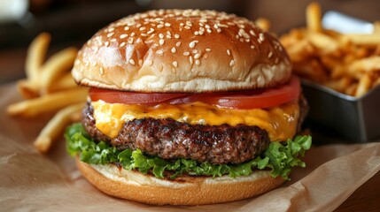 Unhealthy Fastfood Stomach Heartburn, Generative AI