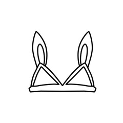 outline of women's panties
