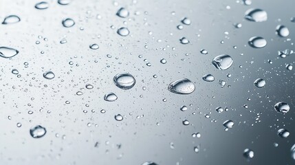 Raindrops Abstract Design. AI generated illustration.