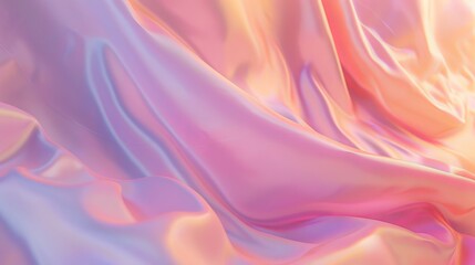 Obraz premium Soft and Serene Pastel Gradient Closeup Capturing Tranquil Transitions and Seamless Color Blends