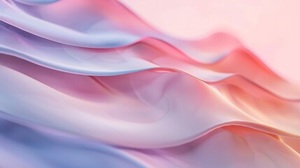 Serene Pastel Gradient Soft Transitions and Calming Tones in CloseUp Detail