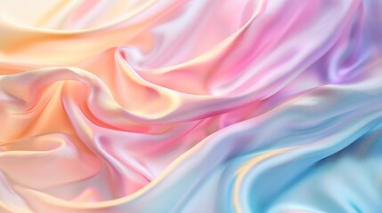 Pastel Dreams CloseUp Gradient of Soft Pink Blue and Yellow Tones Abstract Background for Design Projects