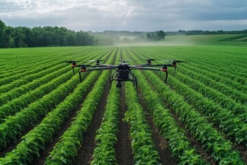 Agriculture Industry Farming Technology And Crops Monitoring, Generative AI