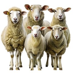 Obraz premium sheep and lambs