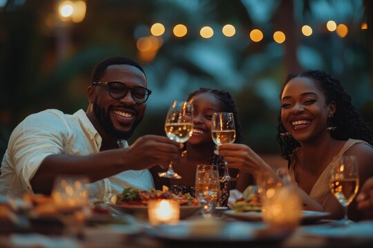 Warm toned portrait of diverse group of people decorating ceramics in pottery workshop, copy space, Generative AI