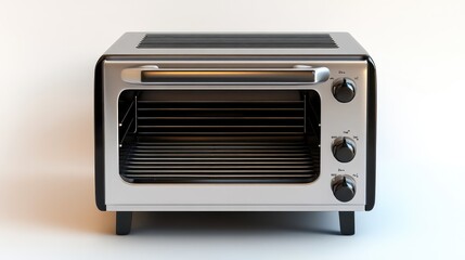 Obraz premium Toaster Oven Isolated. AI generated illustration.