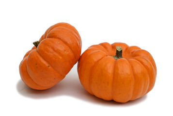 Calabaza naranja recortada