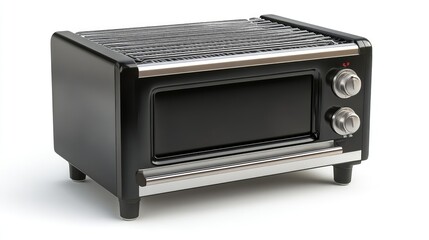 Toaster Oven Isolated. AI generated illustration.