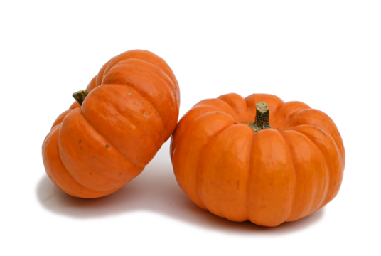 Calabaza naranja recortada