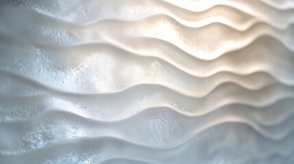 Fototapeta premium Smooth frosted glass with subtle wave-like