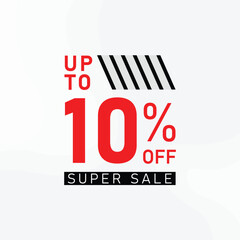 super sale 10% off. upto 10% off. 10% sale vector. discount sale vector. sale vector