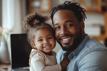 Side view portrait of two excited little kids looking at computer screen in school classroom copy space, Generative AI