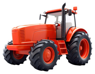Obraz premium PNG Tractor vehicle transportation agriculture.