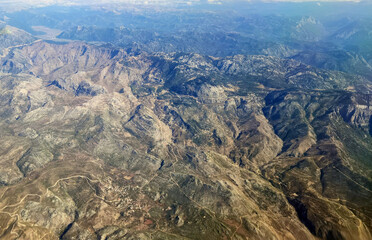 Pine forests dominate the southern side of the Taurus Mountains chain, which extends along the south of Turkey