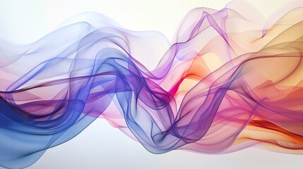 Vibrant Pastel Masterpiece Abstract Art with Fluid Lines and Harmonious Colors