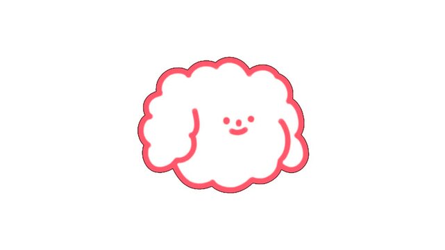 sheep face animation. reindeer,moose,bat ,sloth ,tortoise ,racon,chick pops out,panda,cow ,reindeer. 