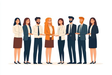 Obraz premium Business team. Collaboration and partnership, Generative AI